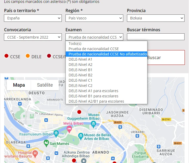 CCSE para necesidades especiales