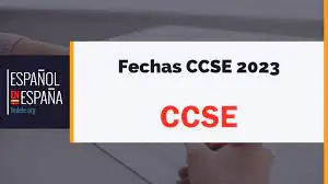Convocatorias ordinarias CCSE 2023